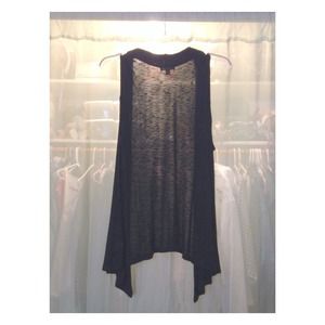 Dress Barn Tops - Woman's Black Vest 1X Dress Barn Tops - Woman's Black Vest 1X