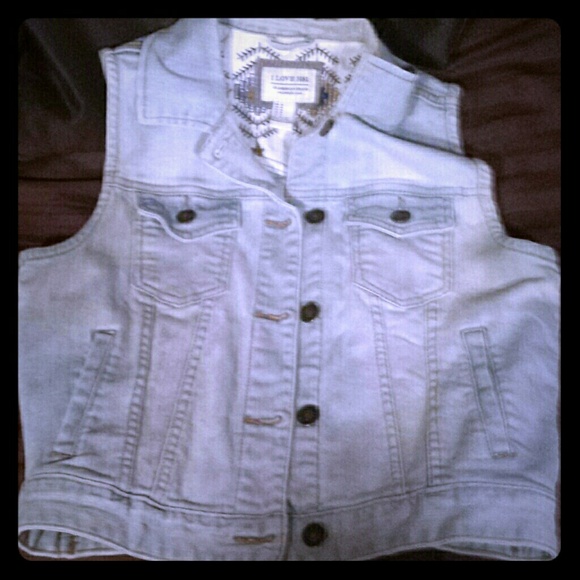Forever 21 jean vest!