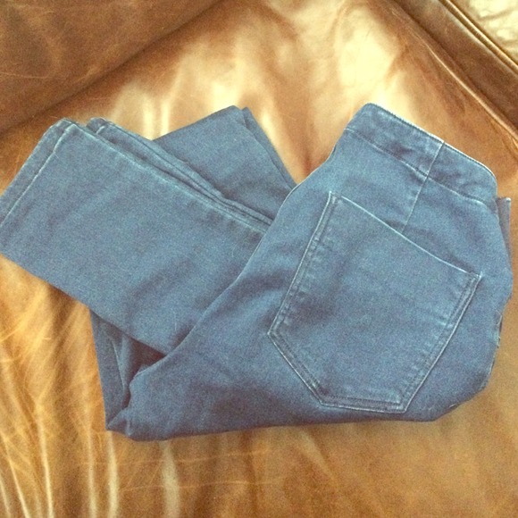ASOS maternity skinny jeans -- medium wash