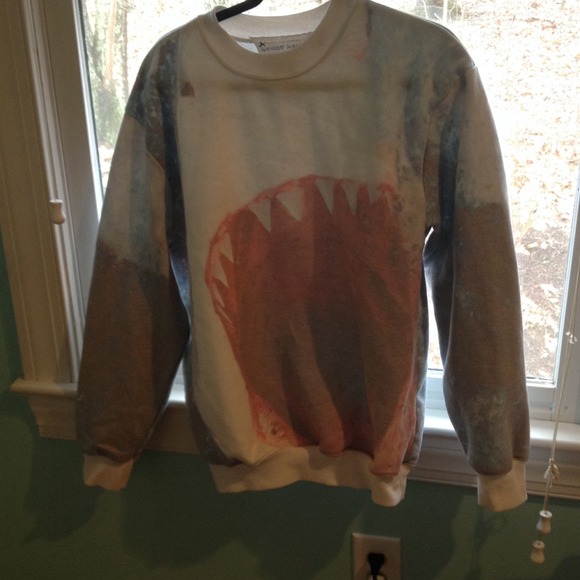 Topshop shark sweater