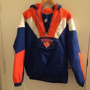 knicks starter jacket 90s