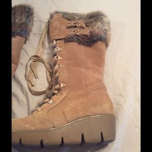 Aldo suede calf high boot