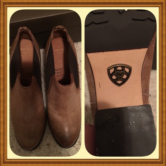 NWT Ariat leather boots. SZ 7 1/2B - Picture 4 of 4