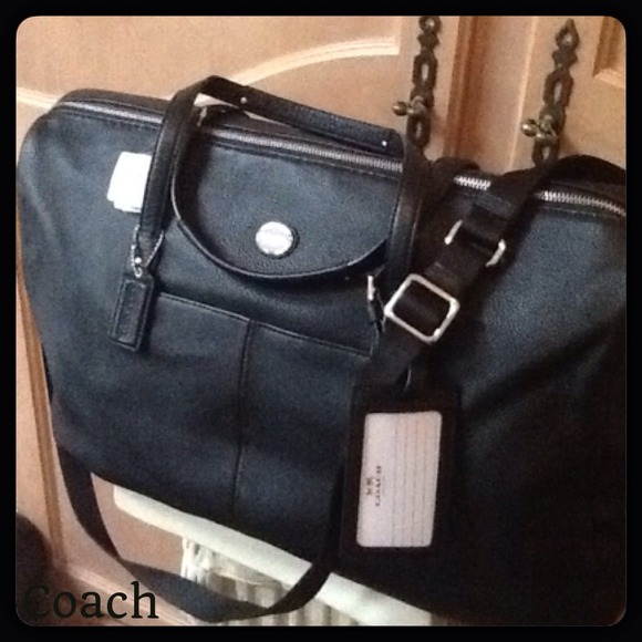 Coach Handbags - JUST SOLD!! COACH Large Leather Travel Bag