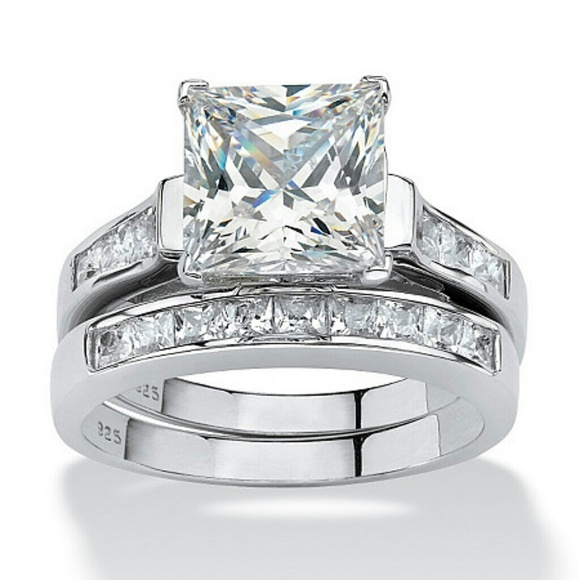 2 piece engagement ring