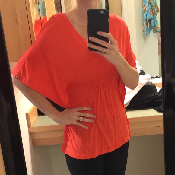 DEX tangerine top- XS