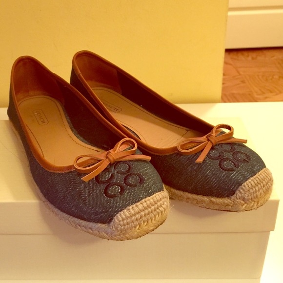 Coach Darcelle Denim flats