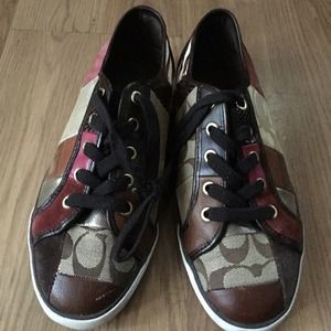 Patchwork Coach Sneakers