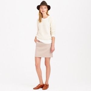Jcrew zip pocket mini skirt