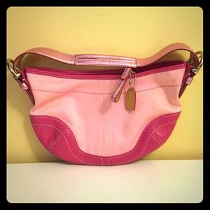 Coach pink small bag
