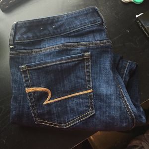 American eagle artist crop jeans