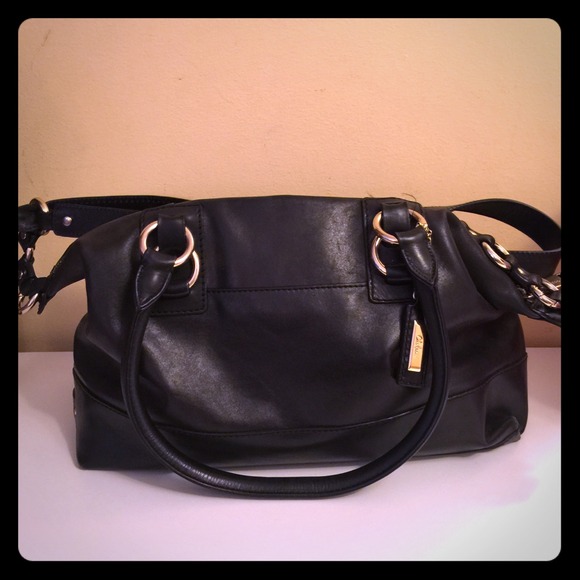 Cole Haan leather purse with handle+shoulder strap