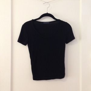 SOLD Brandy Melville black scoop neck