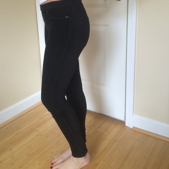 Black Corduroy jeggings