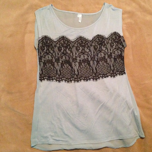 Studio Y light blue top