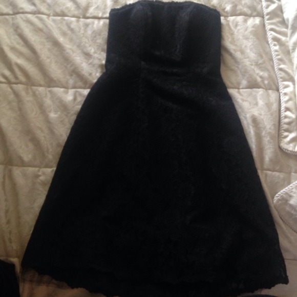 Vintage dress with lace.