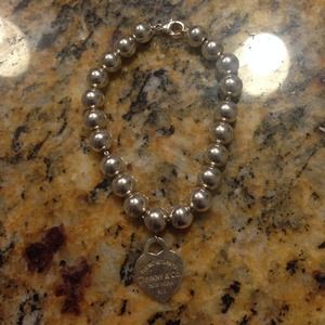 Tiffany & Co. Silver Ball charm bracelet