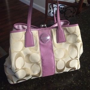 Pink Authentic Coach purse