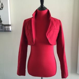 Bundled!  Red hot bolero jacket! ❤️
