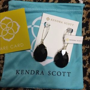Kendra Scott Allison Earrings- Black NWT