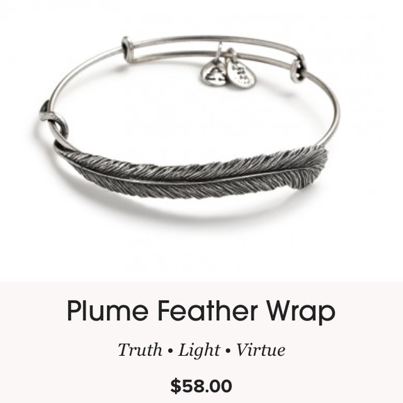 Alex and Ani feather wrap bracelet