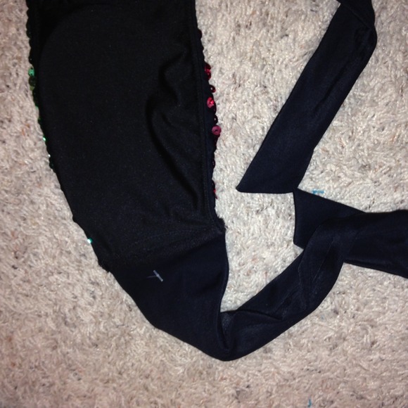 💢SOLD on MERCARI💢Sparkle bandeau bikini top - Picture 2 of 4