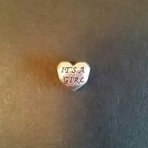 Pandora "it's a girl" charm