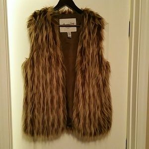 Faux Fur Vest- Price is Firm