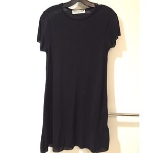 Urban Outfitters Black T-Shirt Dress