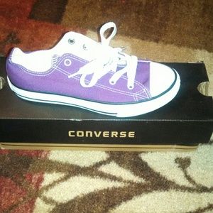 Purple Converse Sneakers