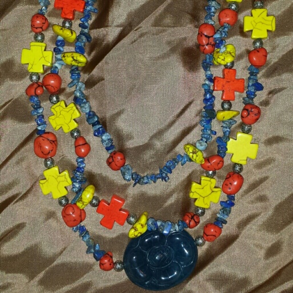 Chunky cowgirl style necklace