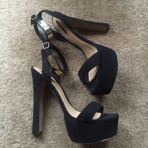 Two strap heels