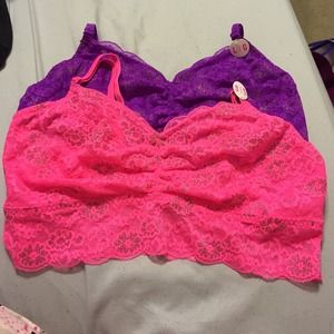 Pink Victoria's Secret bralette
