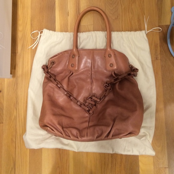 J.Crew Collection Editor Tote w Resin Link Strap