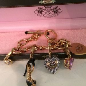 Juicy gold charm bracelet with 4 charms *sold+