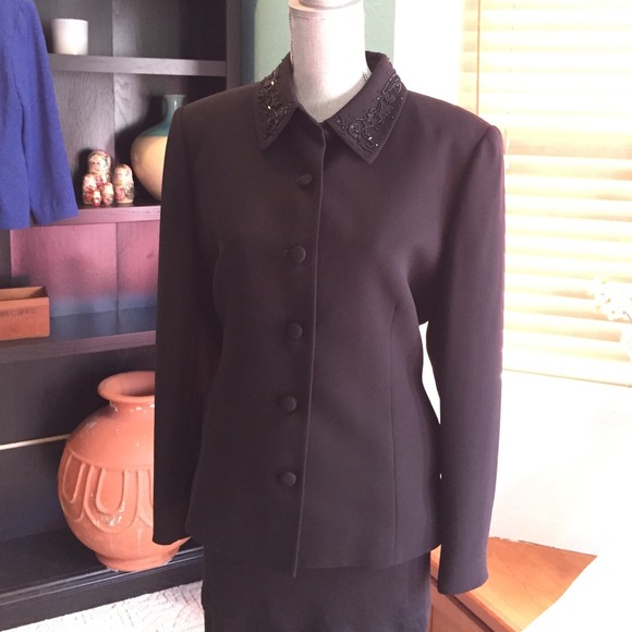 SALE!!!  Black Dress Jacket w/Embellishments