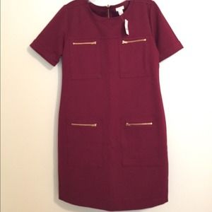 JCrew Zipper Dress NWT