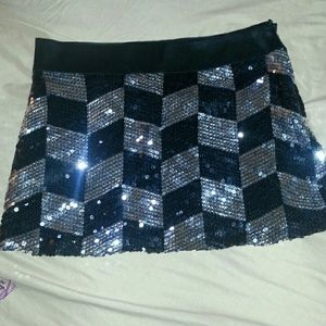 Sequin Mini skirt