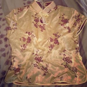 Very SEXY Very Hot oriental matching top & skirt.