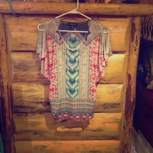 Country Aztec top size small