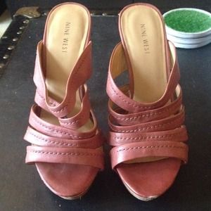 Nine West sandals. Worn once.