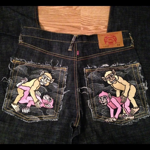 ✨SALE Red Monkey Mens Designer Jeans. Limited Ed!