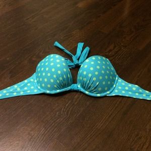 Polka dot bikini top