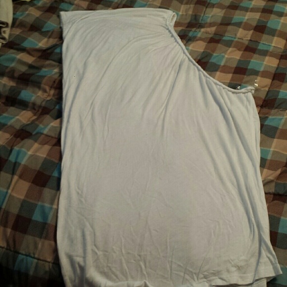 White one shoulder top