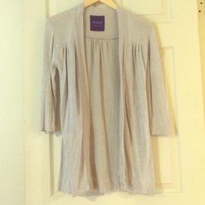 Gray Lightweight Cardigan