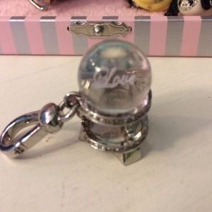 Silver globe charm *sold*