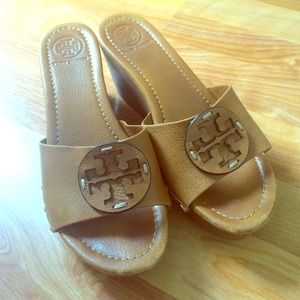 Tory Burch Brown Wedges