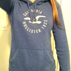Hollister cobalt blue sweatshirt