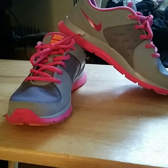 TEMP PRICE CUT!!Nike training grey pink and orange