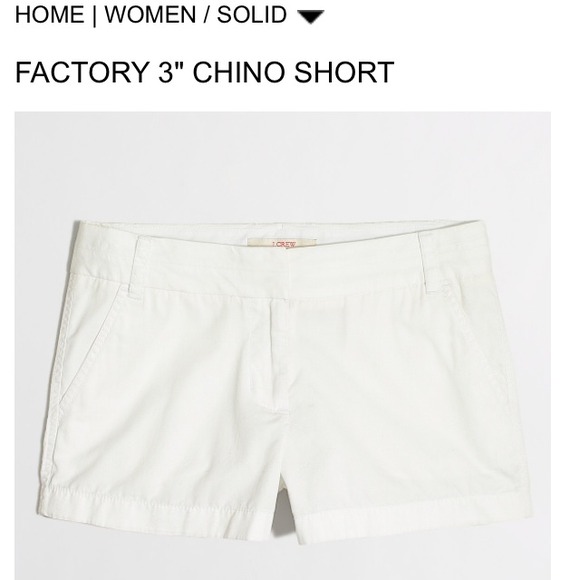 J. Crew chino shorts NWT
